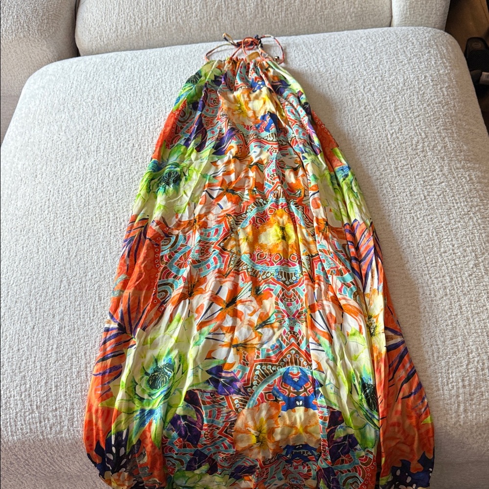 Vibrant Multicolor Maxi Dress